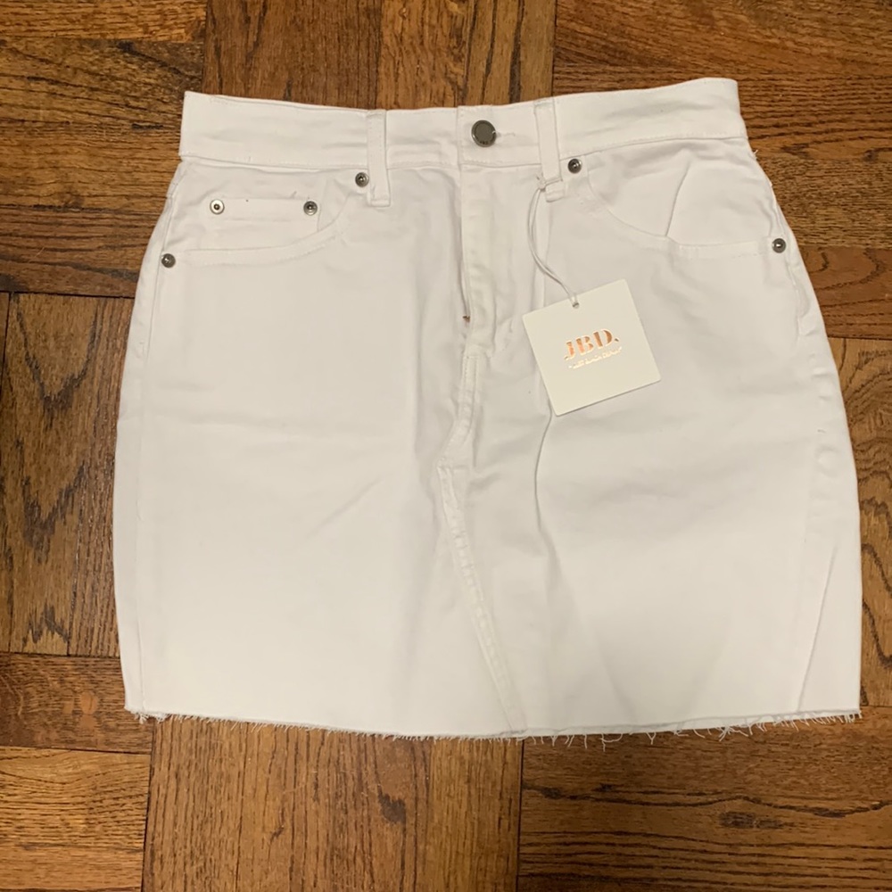 White denim skirt from JBD